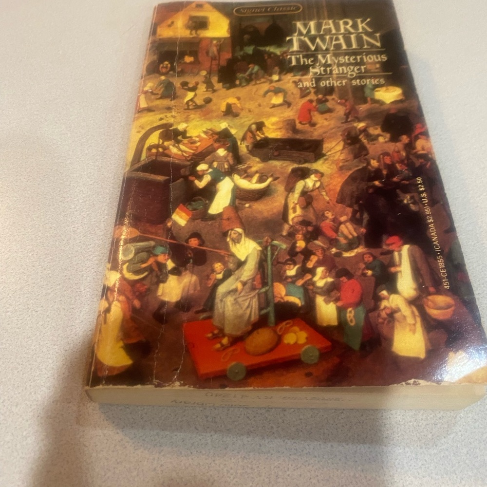 Mark Twain The Mysterious Stranger Book